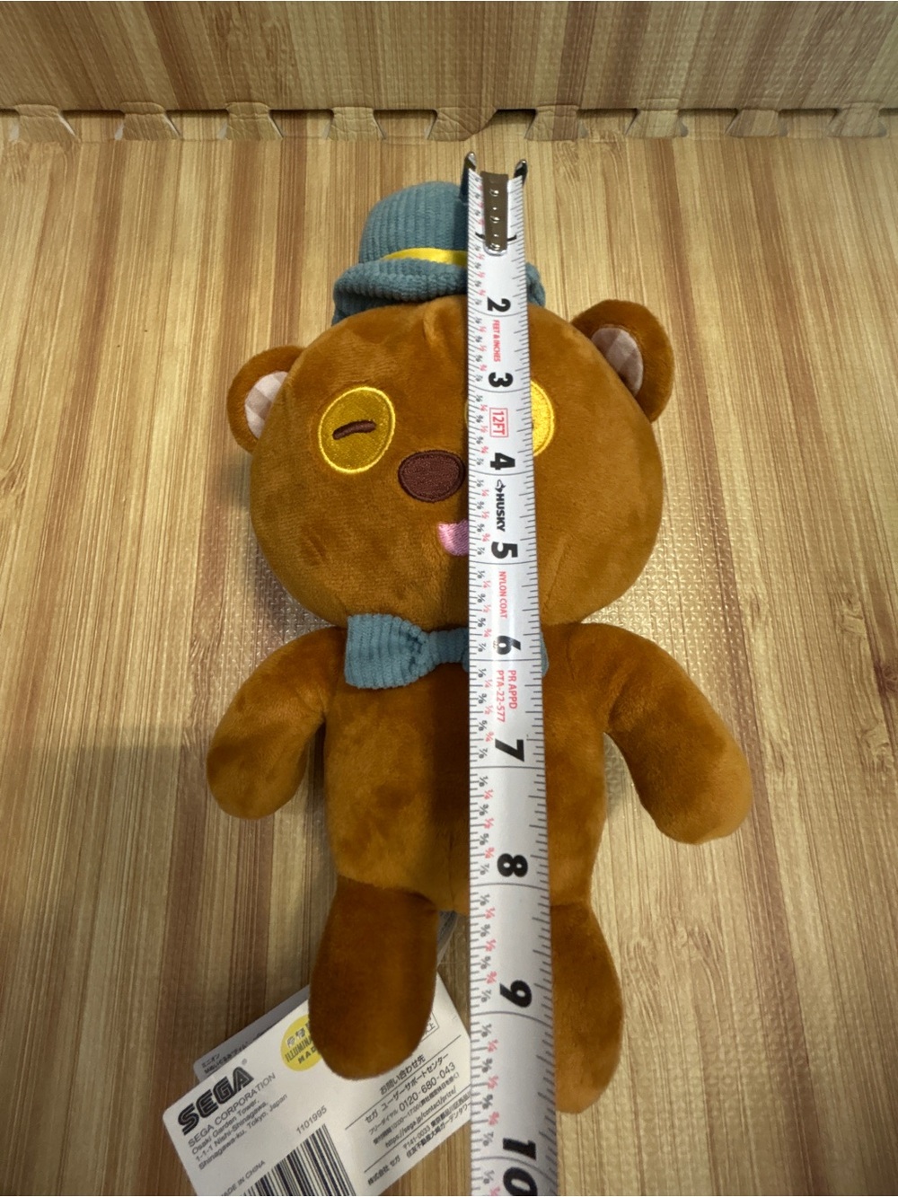 NWT Minions Tim The Bear Gentleman Plush Sega Japan Blue Hat - Picture 12 of 14